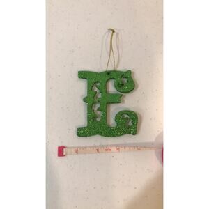 Christmas Holiday “E” Ornament